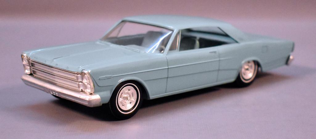 1966 Ford Galaxie 500 hardtop dealer coaster promo car: 1966 Ford Galaxie 500 hardtop dealer coaster promo car, excellent condition as seen in the photos.