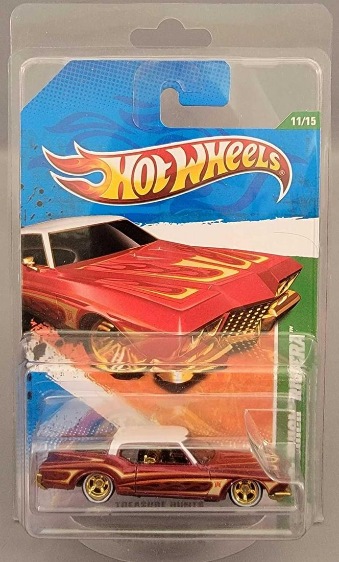 Mattel Hot Wheels 2011 Super Treasure Hunt 1971 Buick: Mattel Hot Wheels 2011 Super Treasure Hunt 1971 Buick Riviera, mint on a near mint card in a protecto pack.