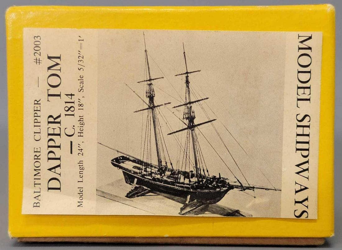 Model Shipways Dapper Dan Baltimore clipper wooden ship (1 of 3)