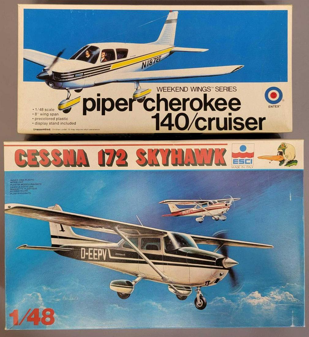 Two modern era plastic 1/48 scale model airplane kits (1 of 4)