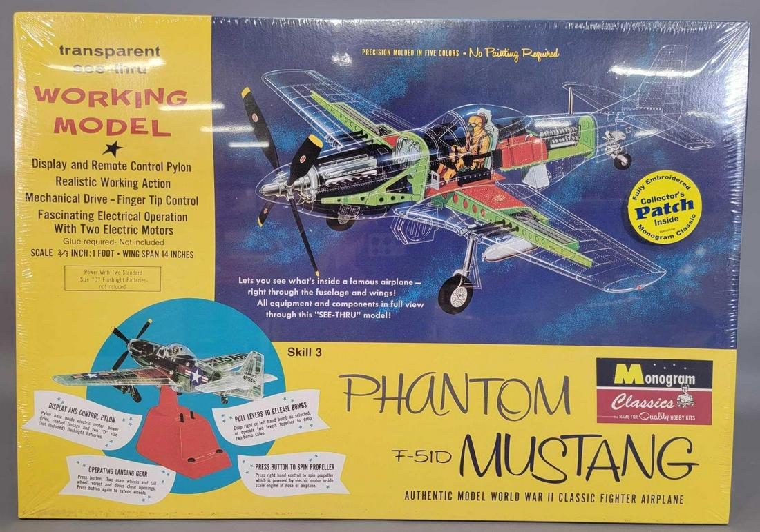 Monogram 1/32 clear P-51 Mustang model airplane kit (1 of 5)
