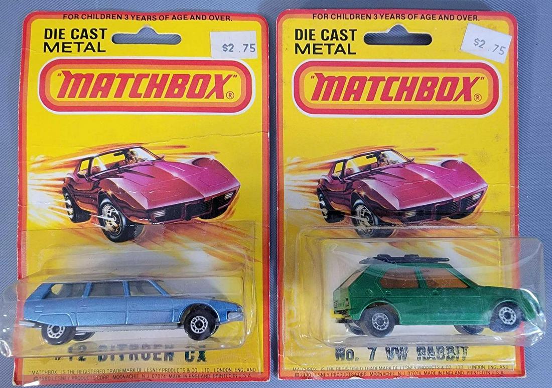 Group of 2 Matchbox cars on Blister Packs (1 of 7)