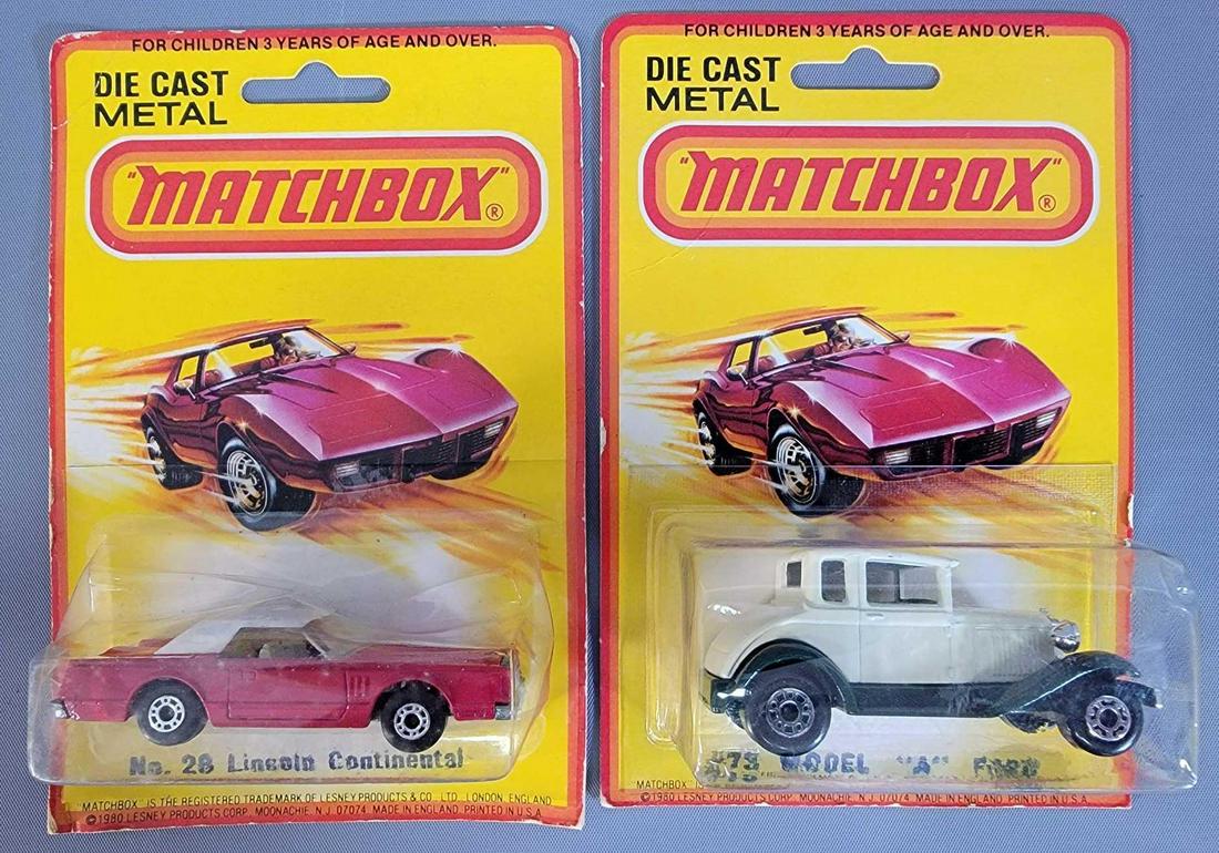 Group of 2 Matchbox cars on Blister Packs (1 of 7)