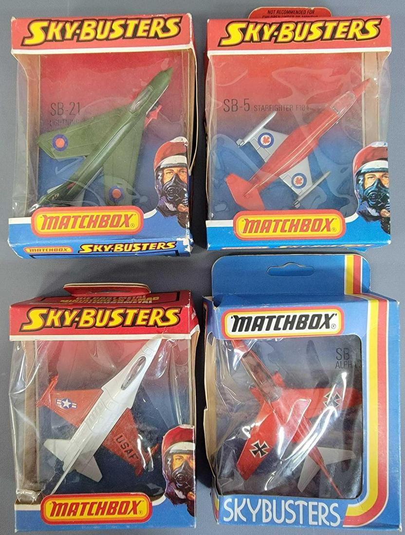 Group of four Lesney Matchbox Sky-Busters in original (1 of 5)