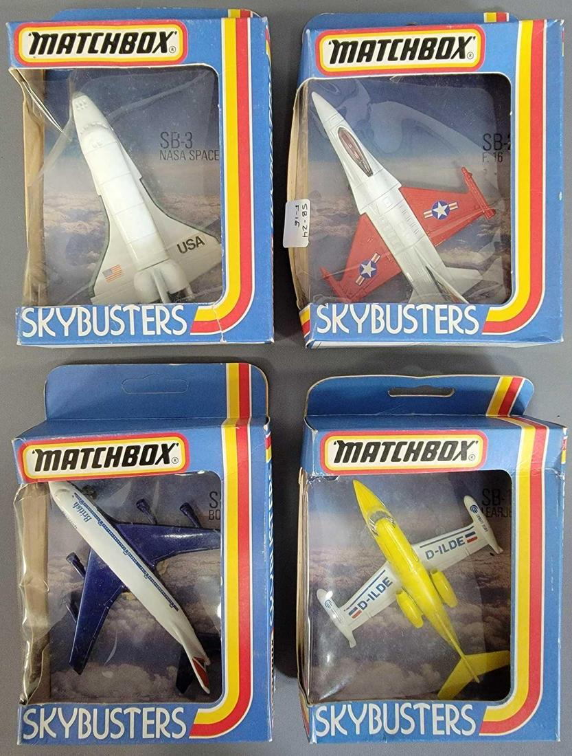 Group of four Lesney Matchbox Sky-Busters in original (1 of 5)