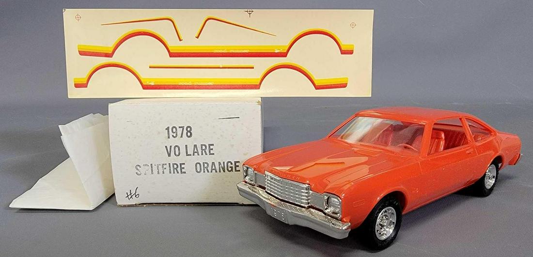 1978 Plymouth Volare Road Runner Spitfire Orange Dealer: 1978 Plymouth Volare Road Runner Spitfire Orange Dealer Promo Car Original Box. Excellent original condition in the original tissue and decals. None nicer.