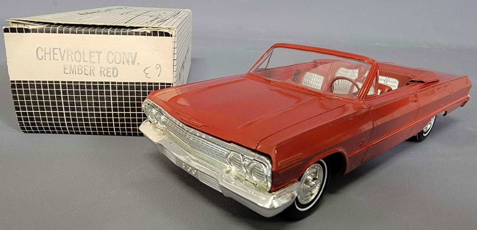 1963 Chevrolet Impala SS Convertible in Ember Red (1 of 8)
