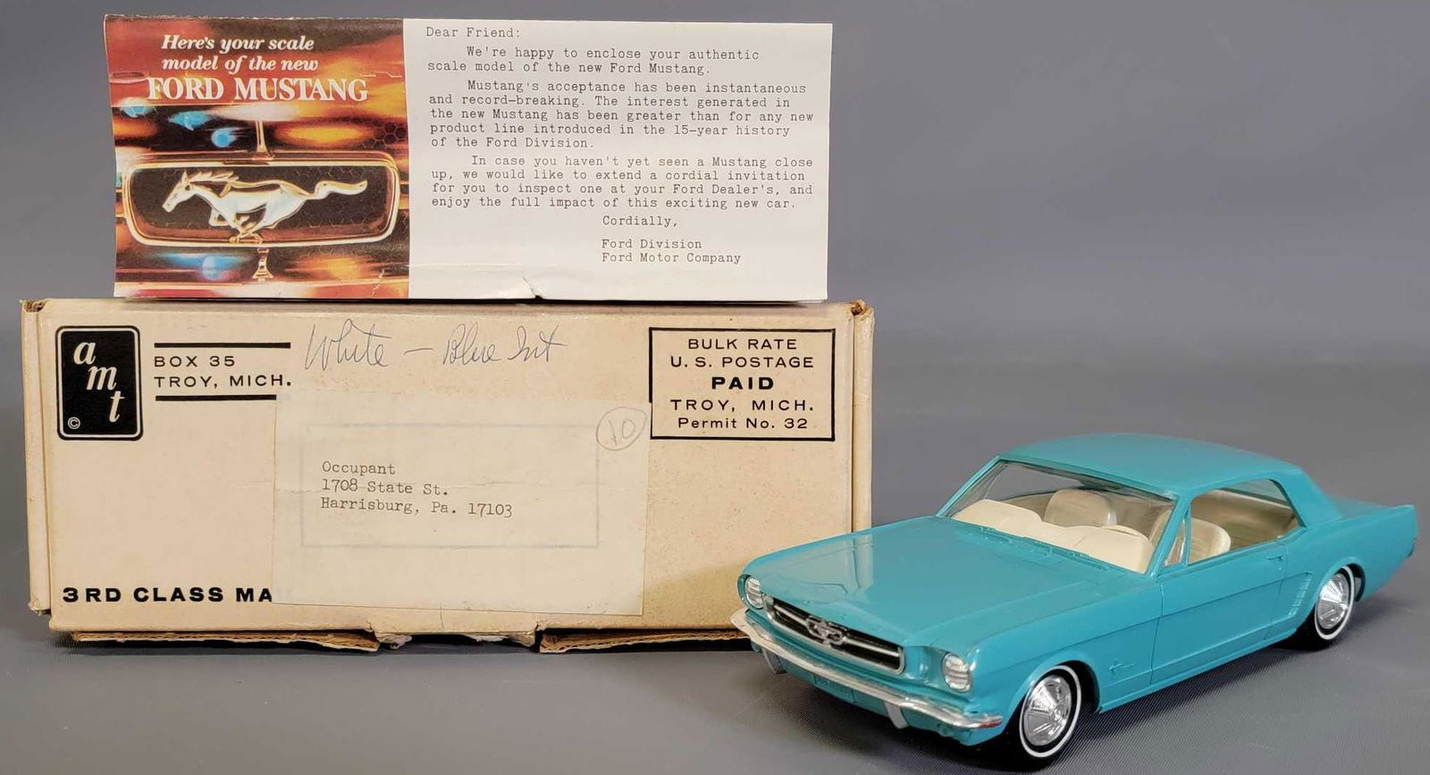 1964 1/2 Ford Mustang coupe dealer promo car in (1 of 9)