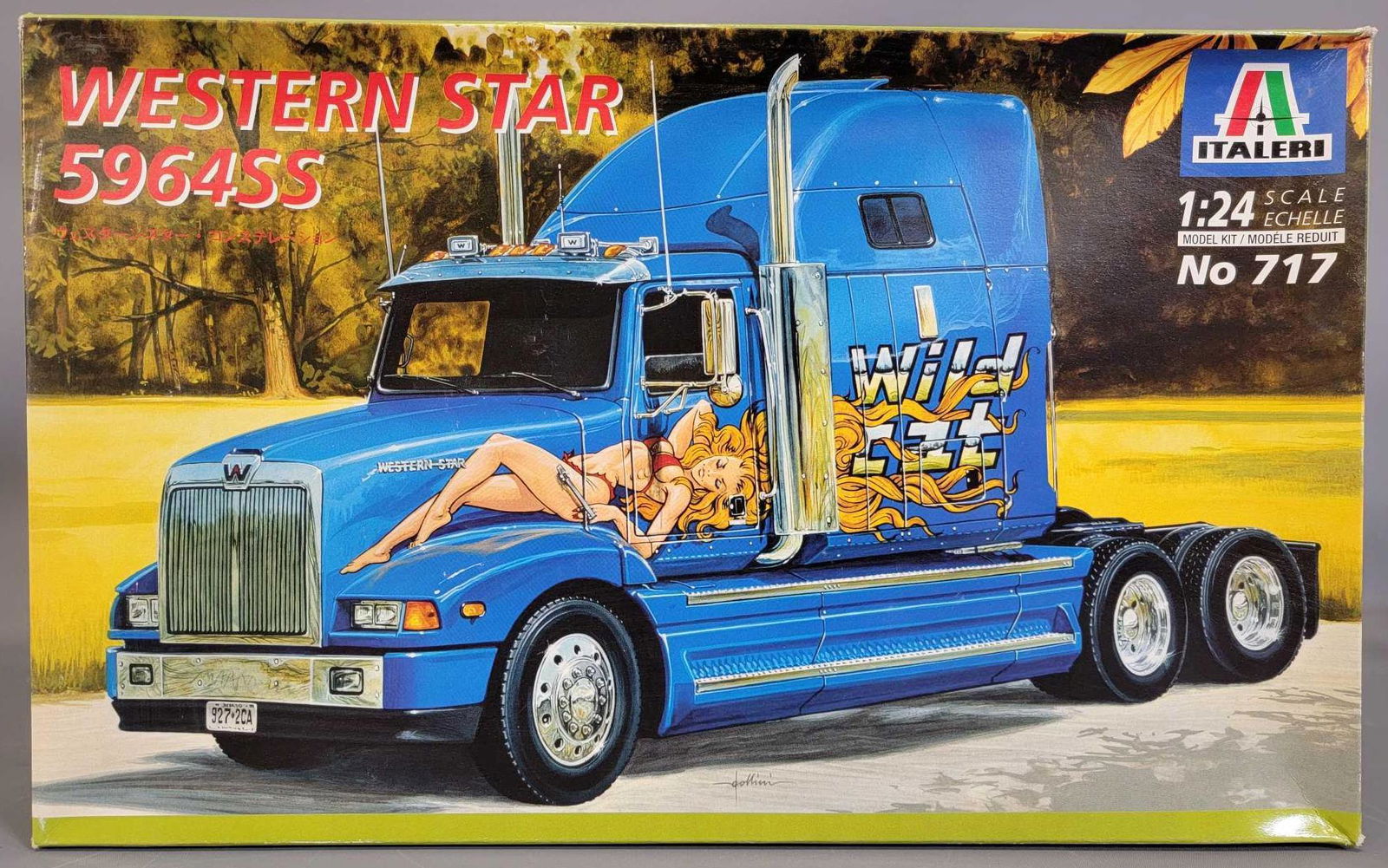 Italeri Western Star 5964SS Semi 1:24 scale model kit (1 of 9)