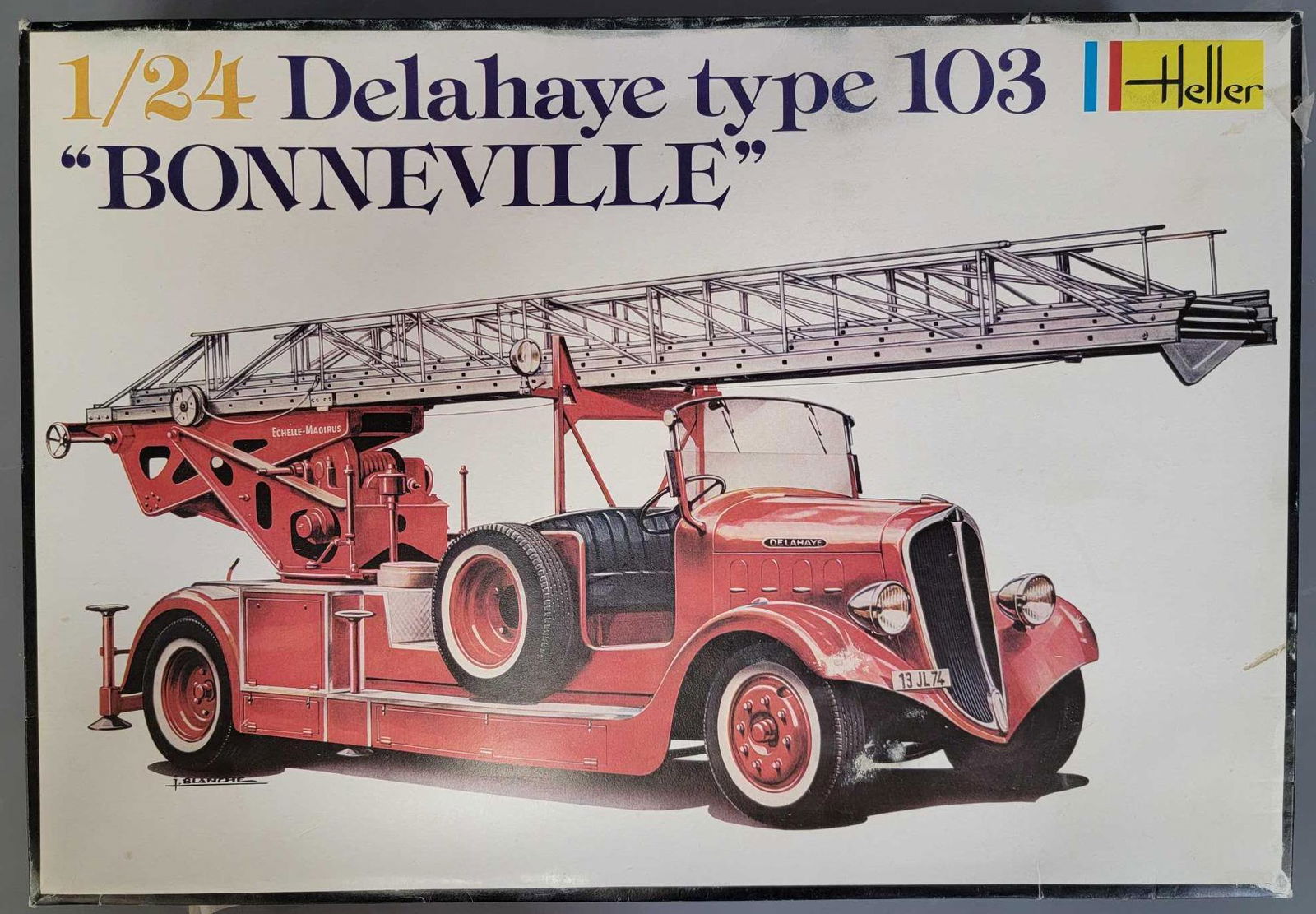 Mint unbuilt Heller Delahaye type 103 "Bonneville" 1:24 (1 of 7)