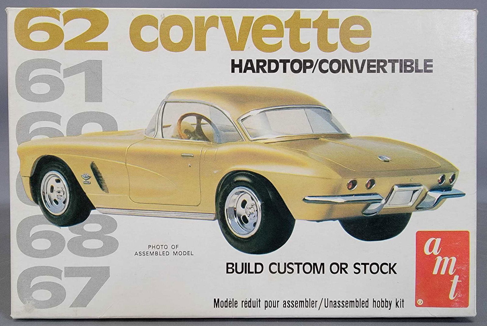AMT 62 Corvette Hardtop/Convertible 1:25 scale model (1 of 6)