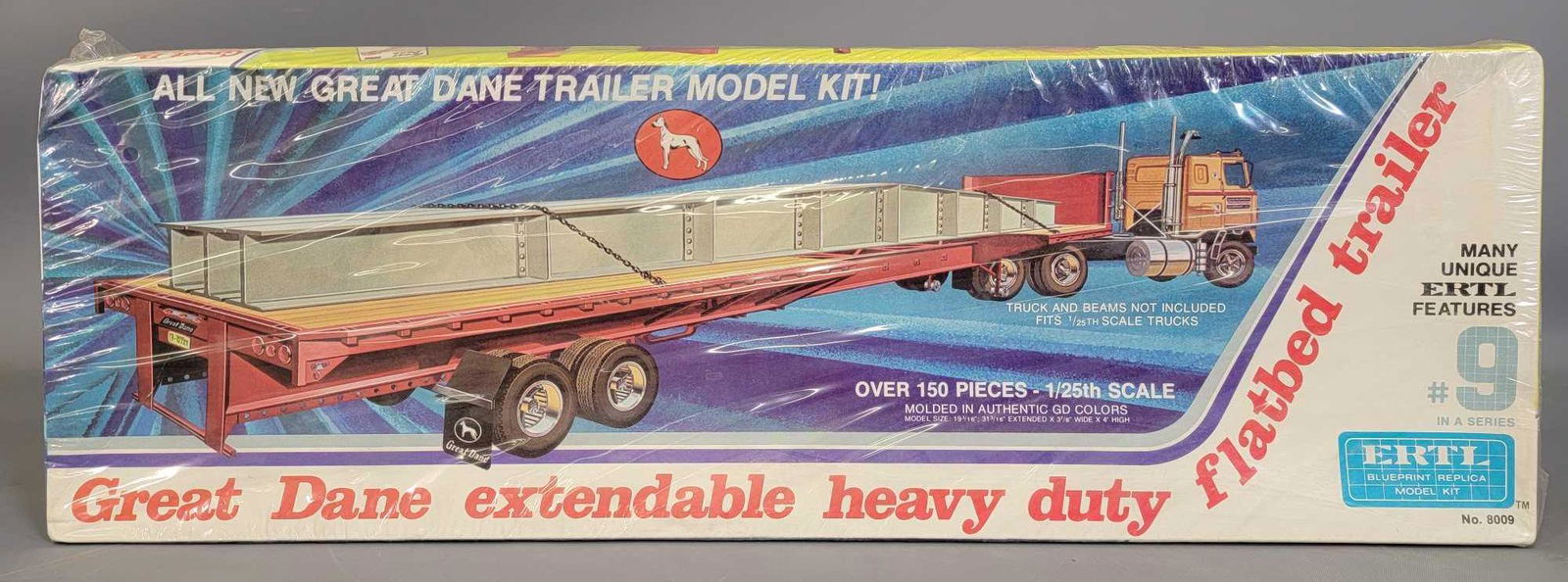 Factory Sealed ERTL Great Dane HD Flatbed Trailer 1:25 (1 of 6)