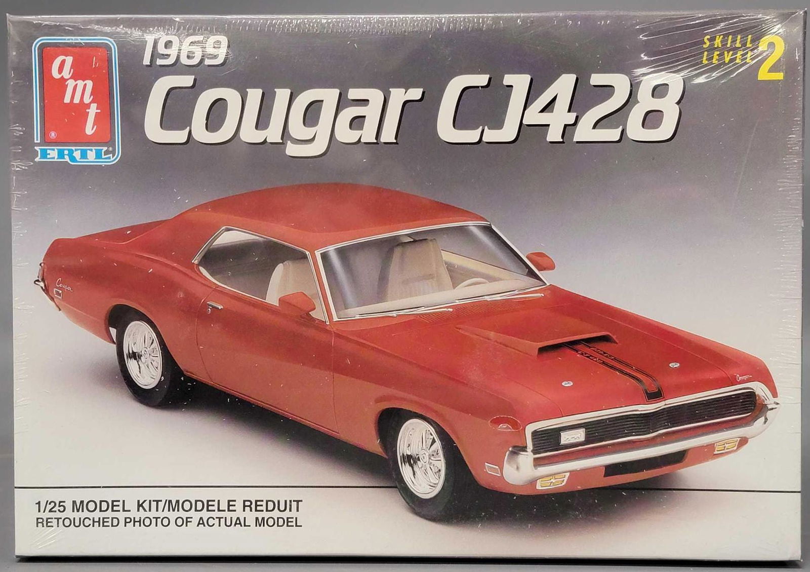 AMT 1969 Cougar CJ428 1:25 scale model kit 6529 Mint (1 of 5)