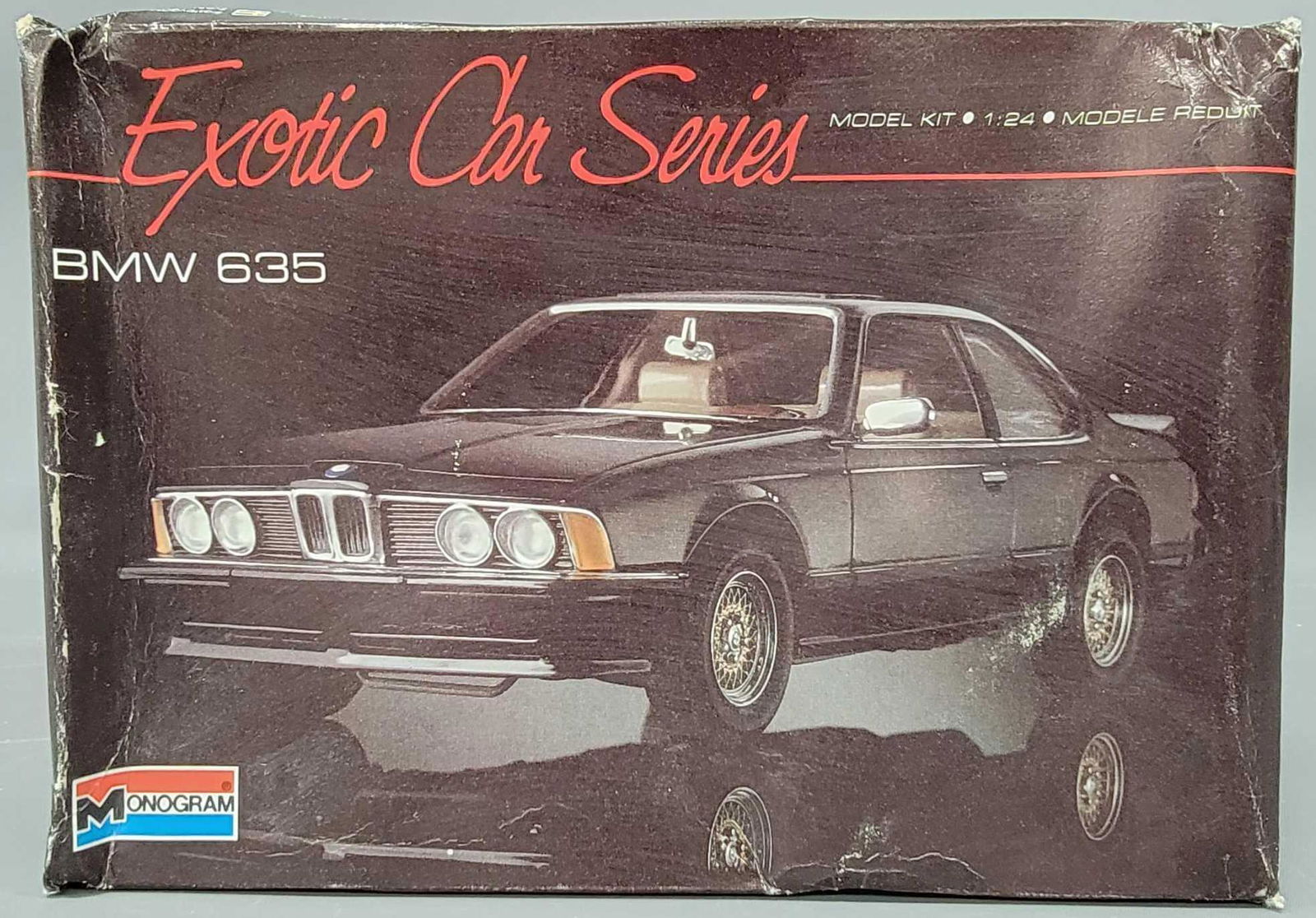 Monogram Exotic car series BMW 635 1:24 scale model kit (1 of 5)