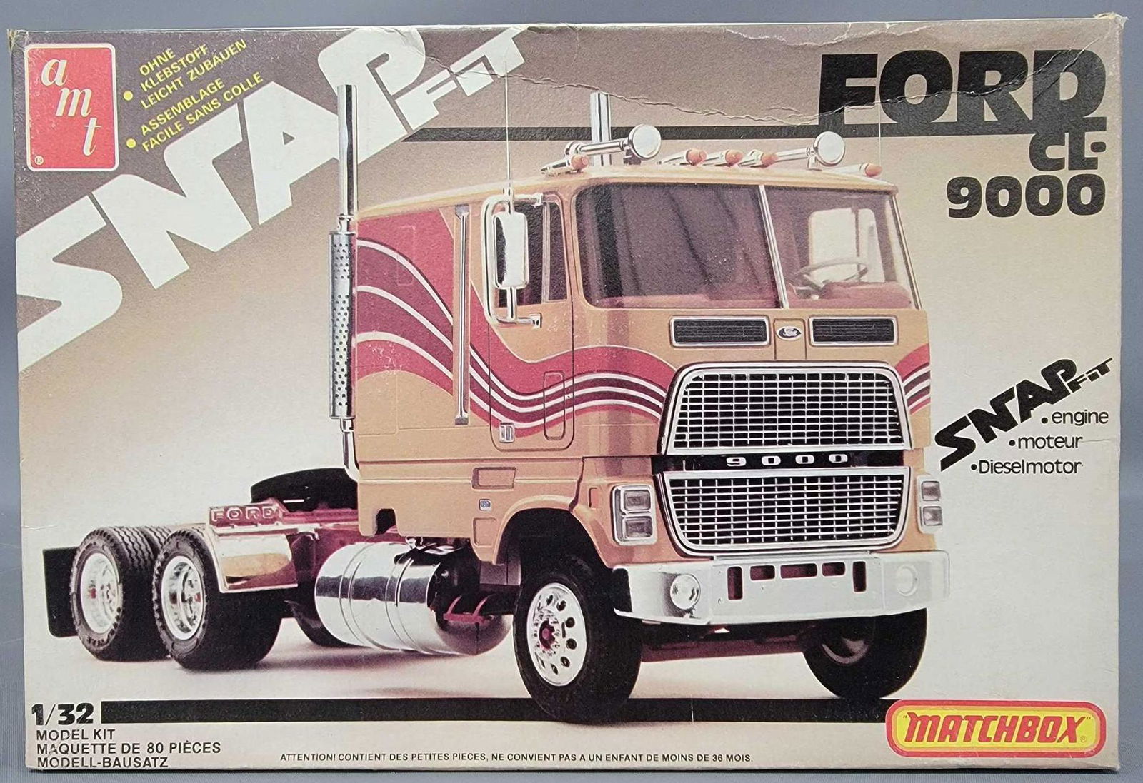 AMT Ford CT 9000 1:32 scale snap fit model kit Mint (1 of 7)