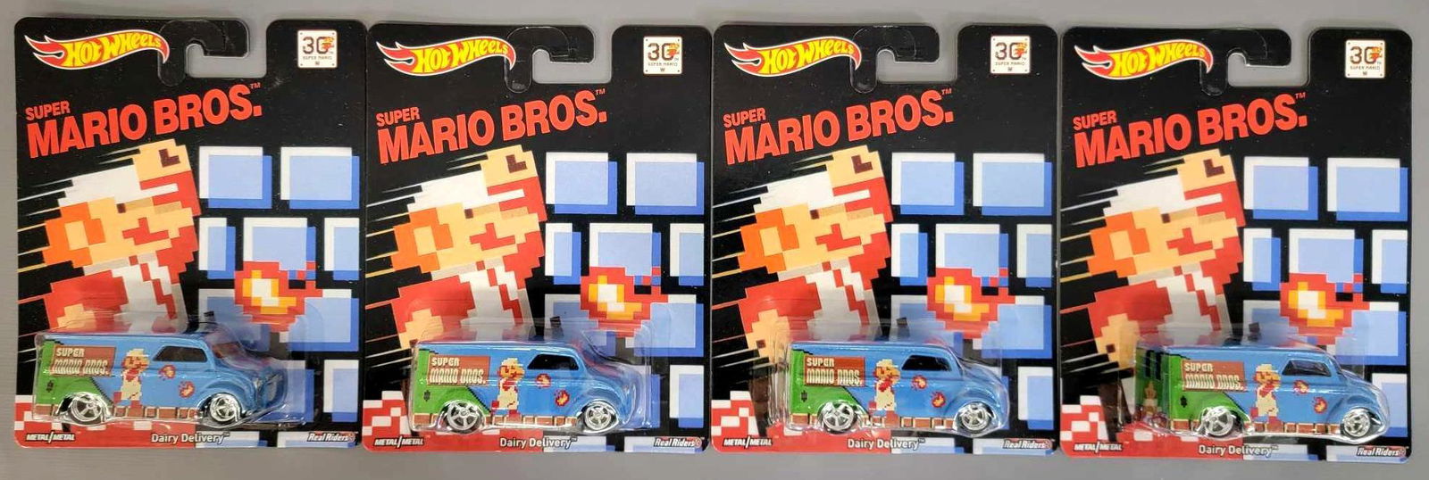 Group of Four Hot Wheels Super Mario Bros. Dairy (1 of 3)