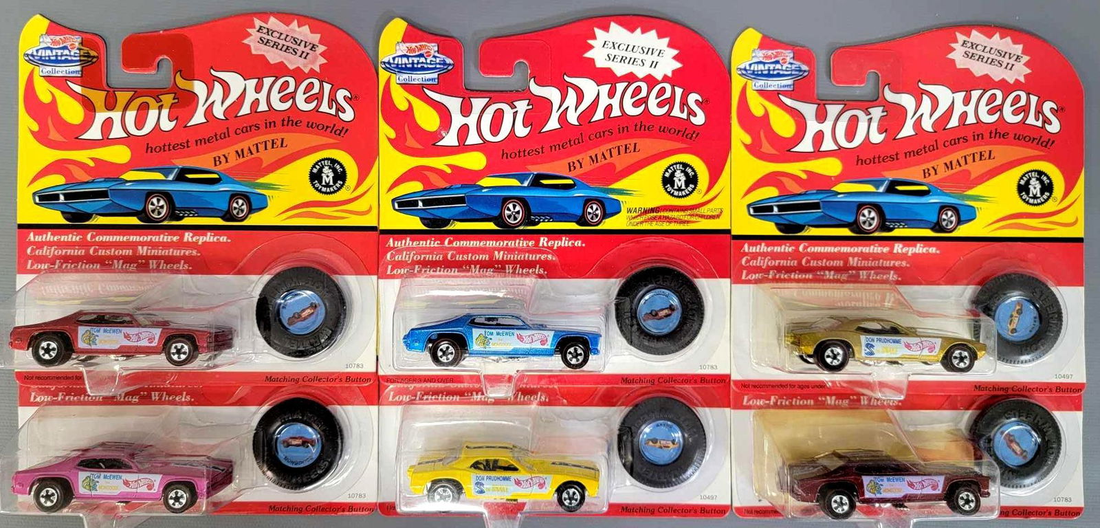 Group of Six Hot Wheels Vintage Collection Snake and (1 of 4)