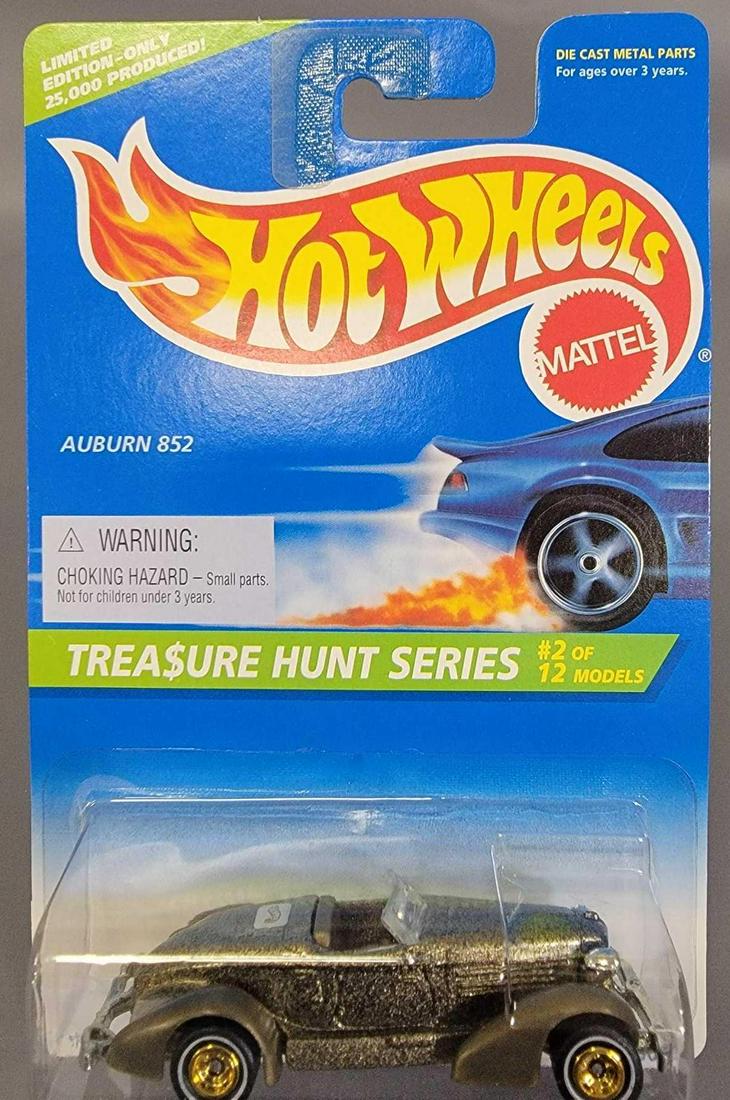 Hot Wheels 1996 Treasure Hunt Auburn 852 on sealed card (1 of 7)