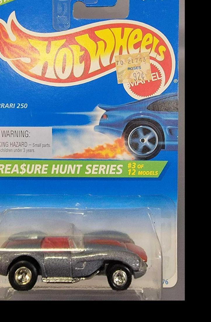 Hot Wheels 1996 Treasure Hunt Ferrari 250 on sealed (1 of 7)