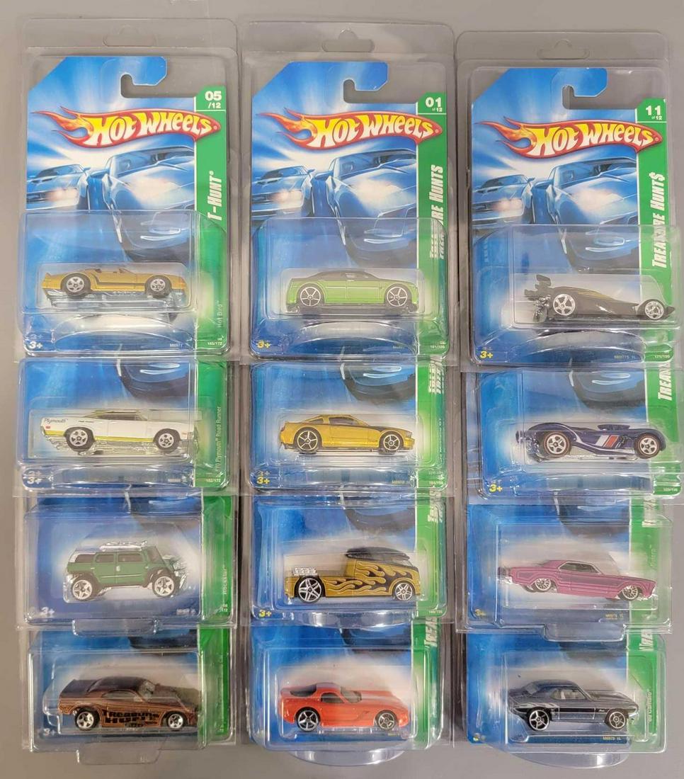 Hot Wheels 2008 Complete Treasure Hunt Set - all 12 MOC (1 of 4)