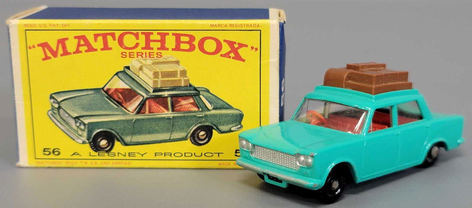 Lesney Matchbox 56 FIAT 1500 in original E series box (1 of 7)