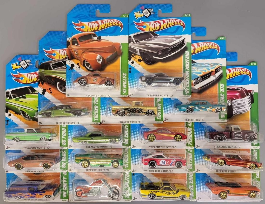 Group of Seventeen Hot Wheels mixed years Treasure (1 of 3)