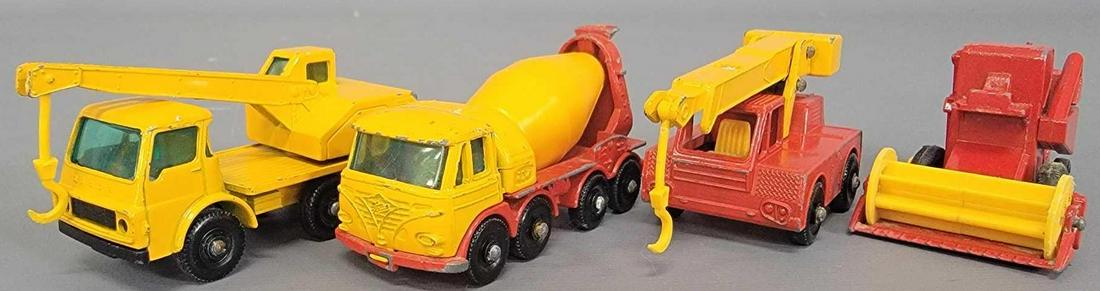 Group of four Matchbox Lesney Construction vehicles (1 of 7)