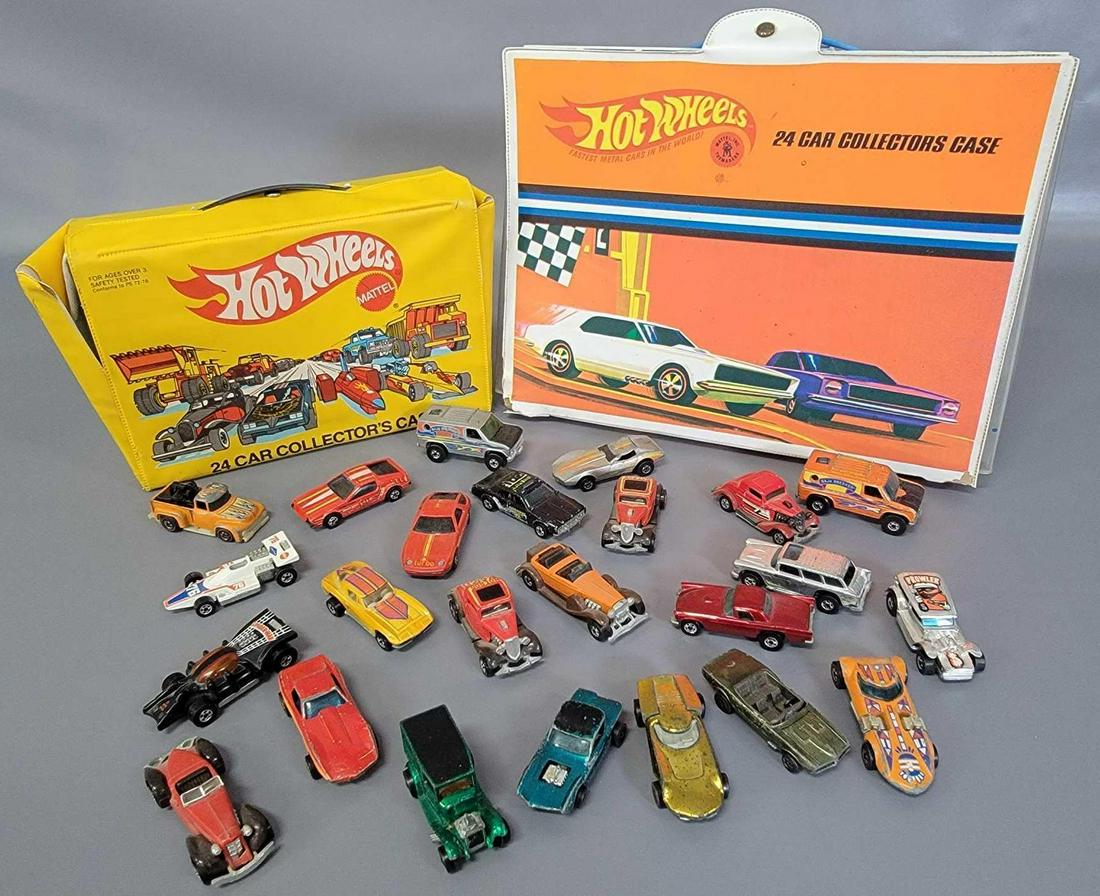 Hot Wheels Collectors 24 car case with 24 Redline and (1 of 7)