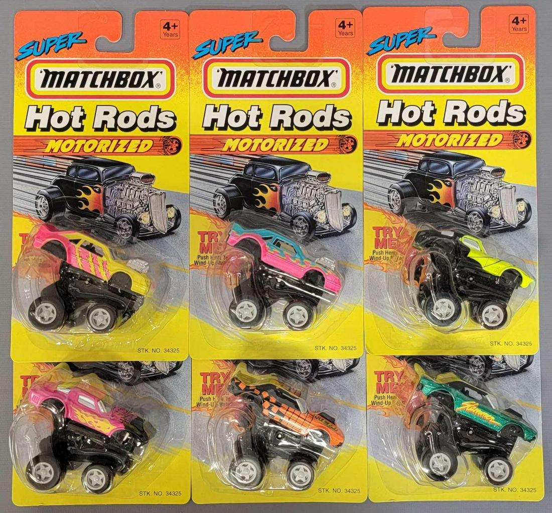 Six Matchbox die cast Hot Rods MOC (1 of 4)