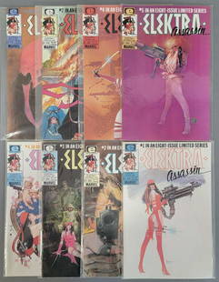 Marvel Elektra Assassin limited series 1-8 VF 8.0: Marvel Elektra Assassin limited series 1-8 VF 8.0 as seen in the photos.