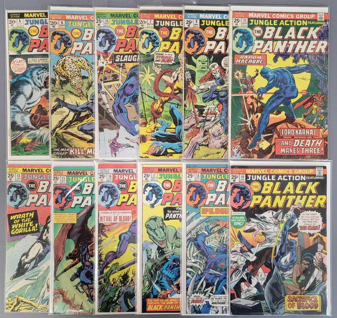 Twelve Marvel Jungle Action 5-20 G+ to FN/VF 2.5-7.0 (1 of 3)