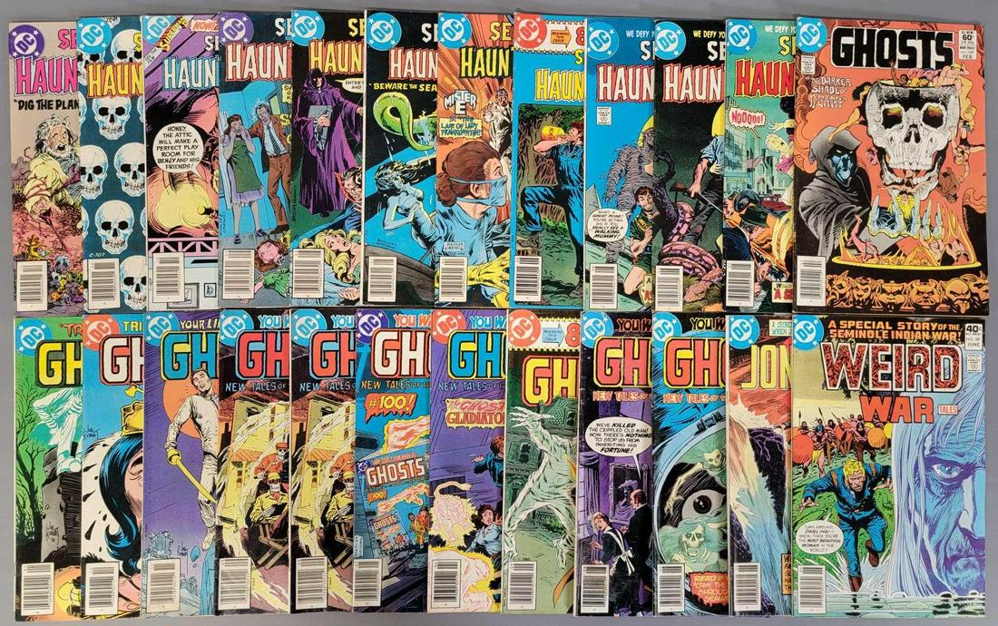 Twenty-four DC horror comics Secrets of Haunted House, (1 of 3)