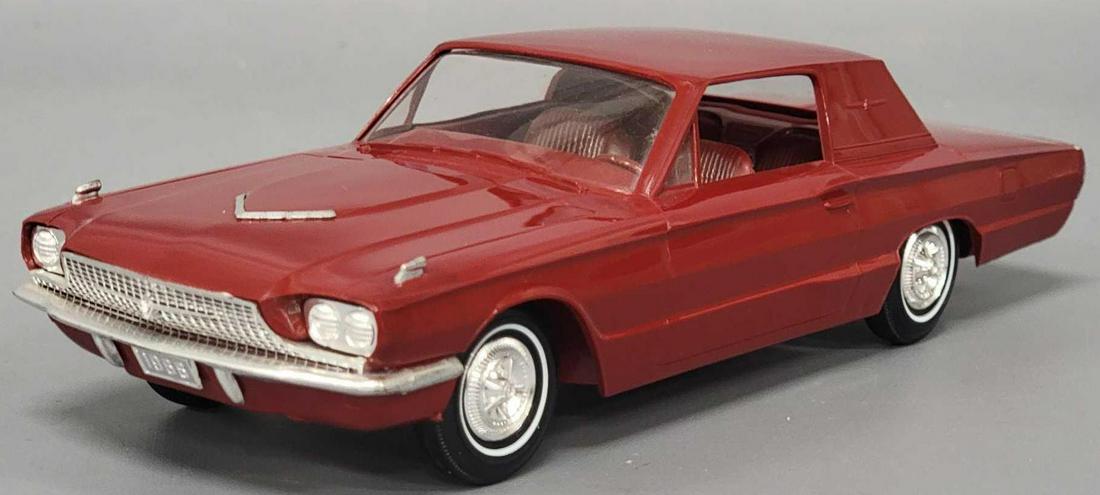 1966 red Ford Thunderbird 2 door hardtop dealer promo (1 of 8)