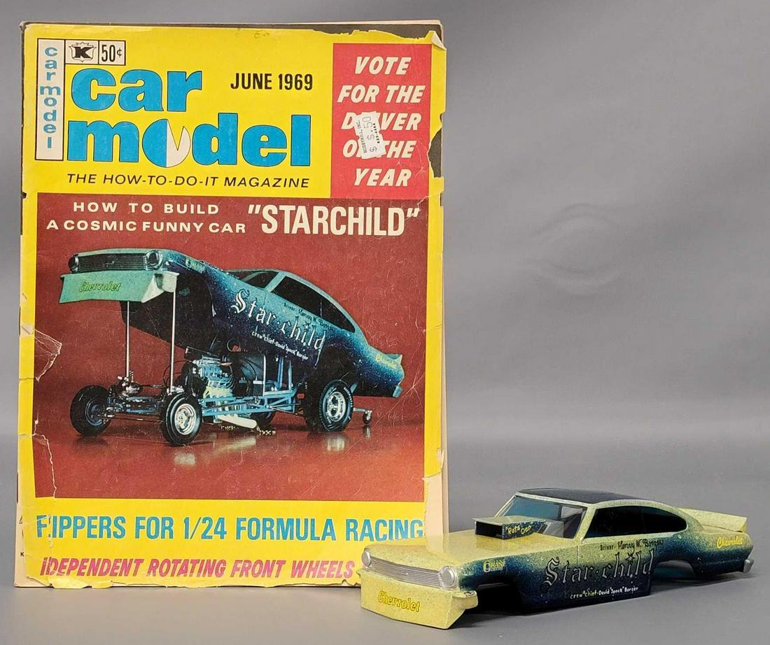 Hank Borger "Starchild" Funny Car model kit built up (1 of 9)