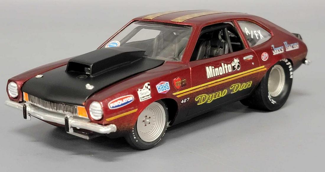 Hank Borger built up 1/25 scale pro stock Pinto drag: Hank Borger built up 1/25 scale pro stock Pinto drag car, super detailed inside and out, a great addition to any built up collection as seen in the photos. From the Gary Schmidt collection.