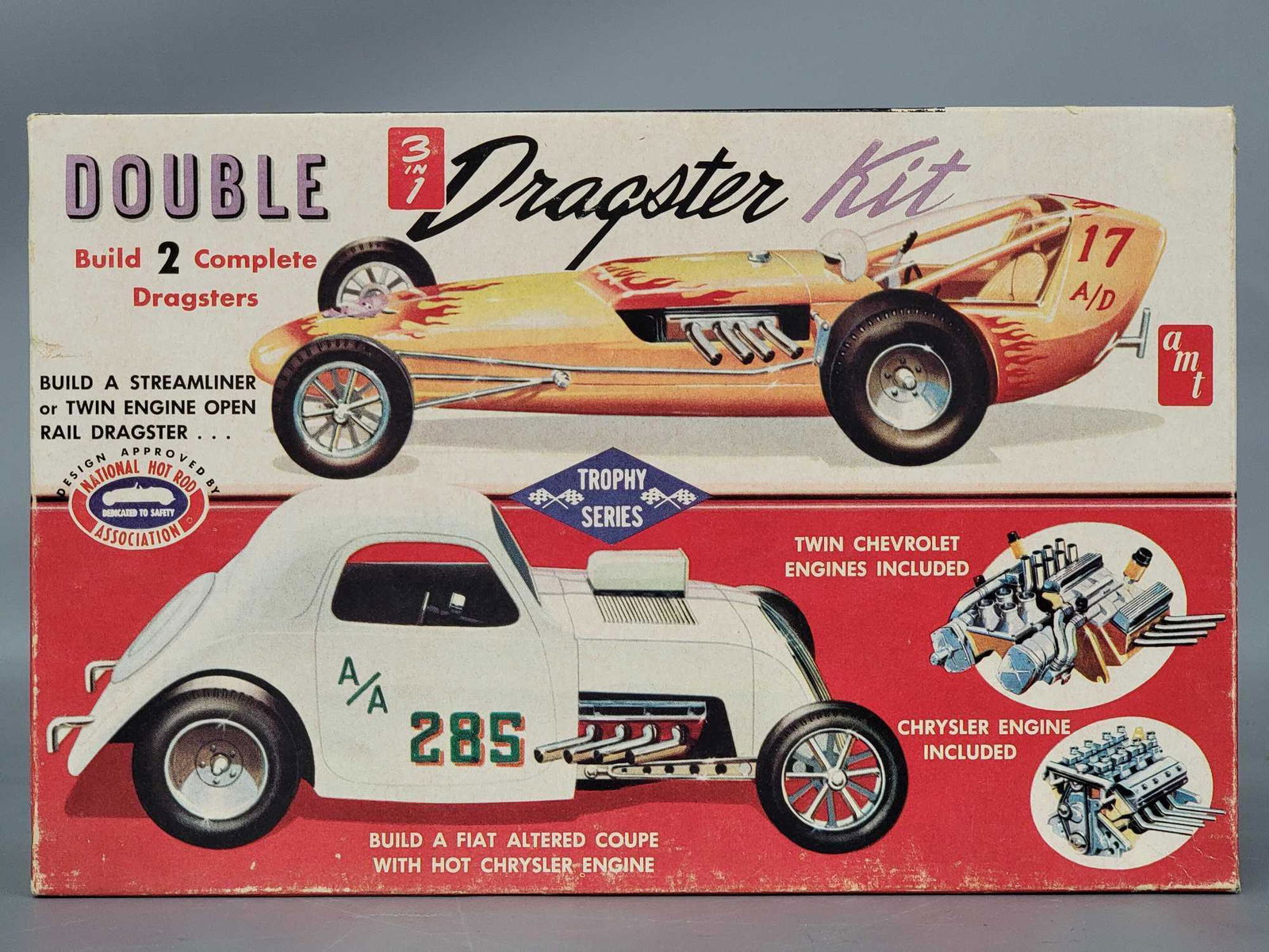 AMT T-161 3 in 1 Dragster Kit unbuilt in original box (1 of 7)