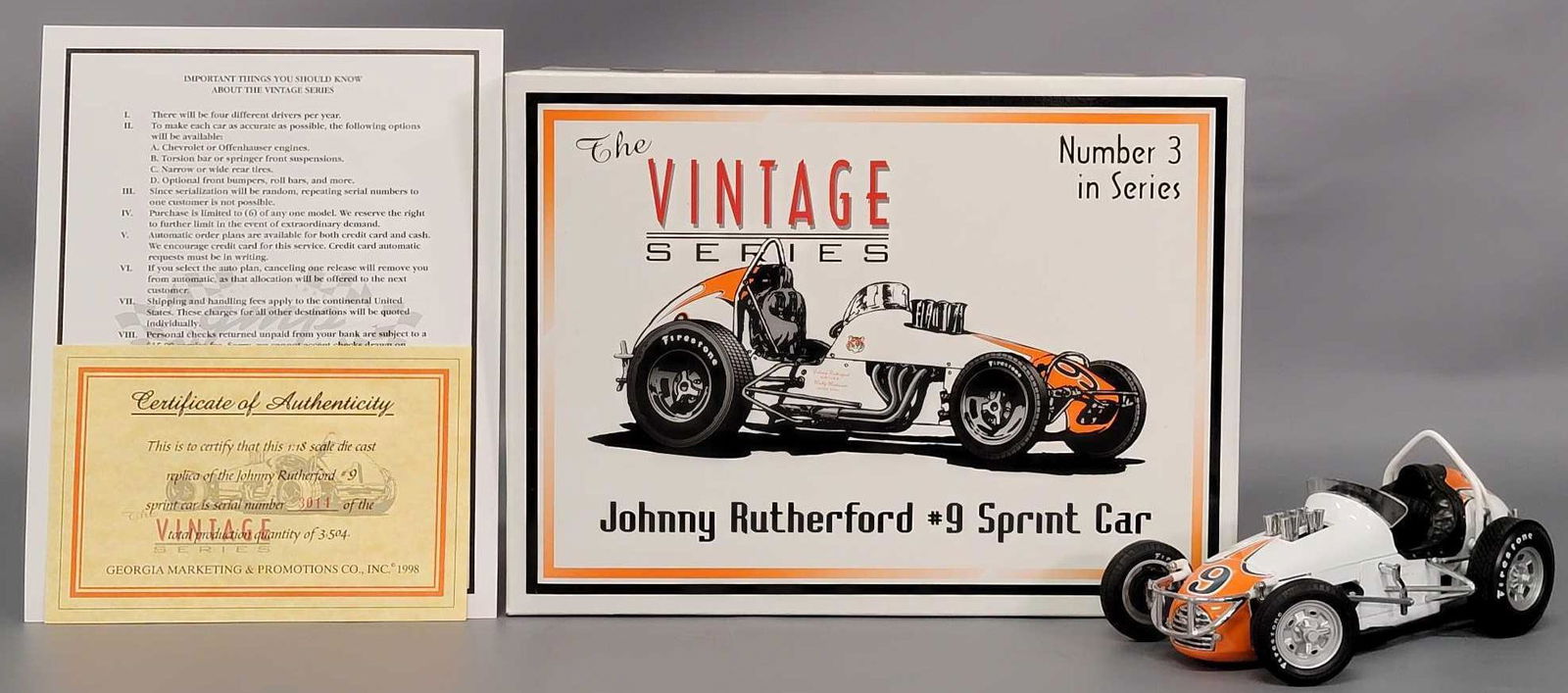 GMP 1/18 scale Johnny Rutherford #9 Vintage series (1 of 13)