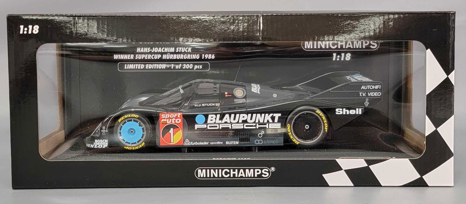 Minichamps Blaupunkt Porsche 962C Hans-Joachim Stuck (1 of 6)