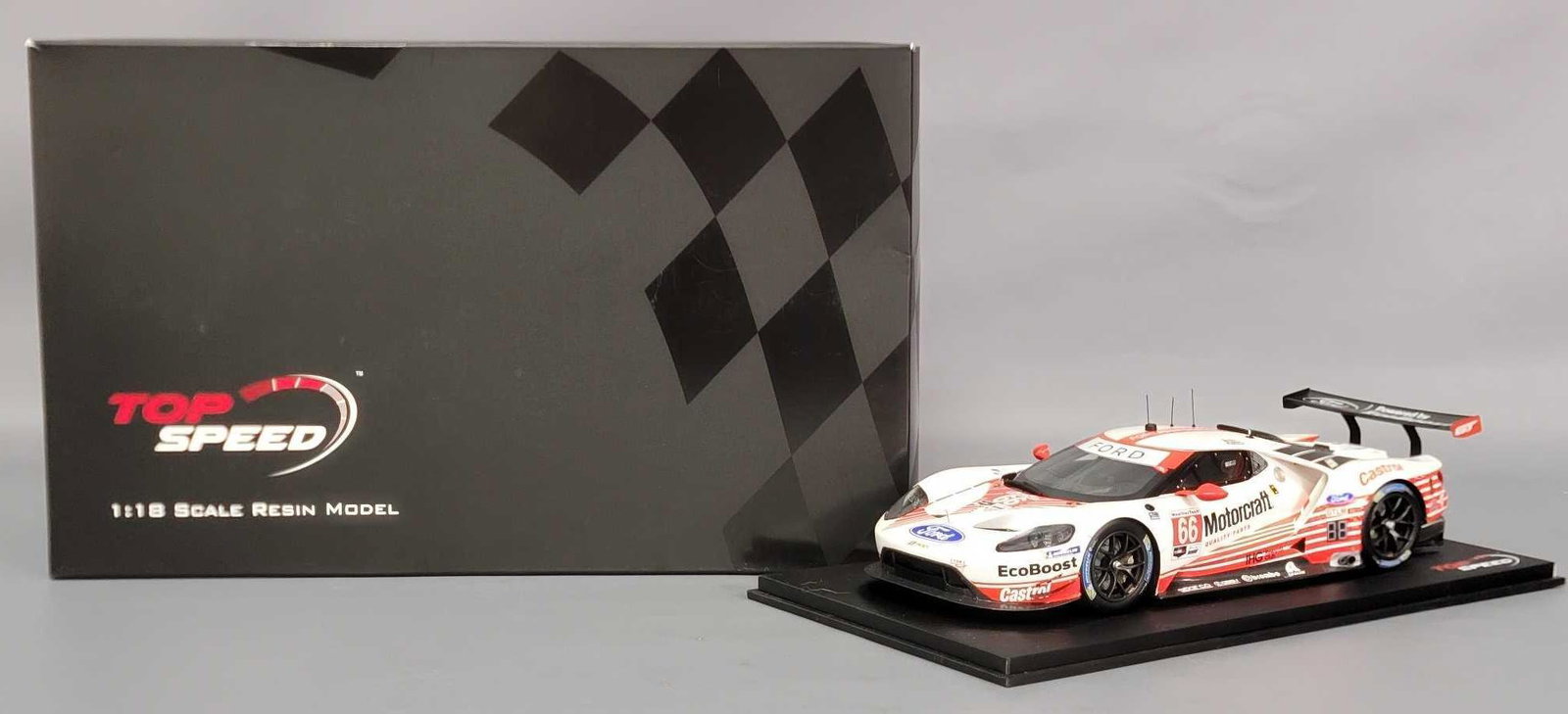 Top Speed 1/18 Ford GT GTLM 2019 24h Daytona Chip (1 of 8)