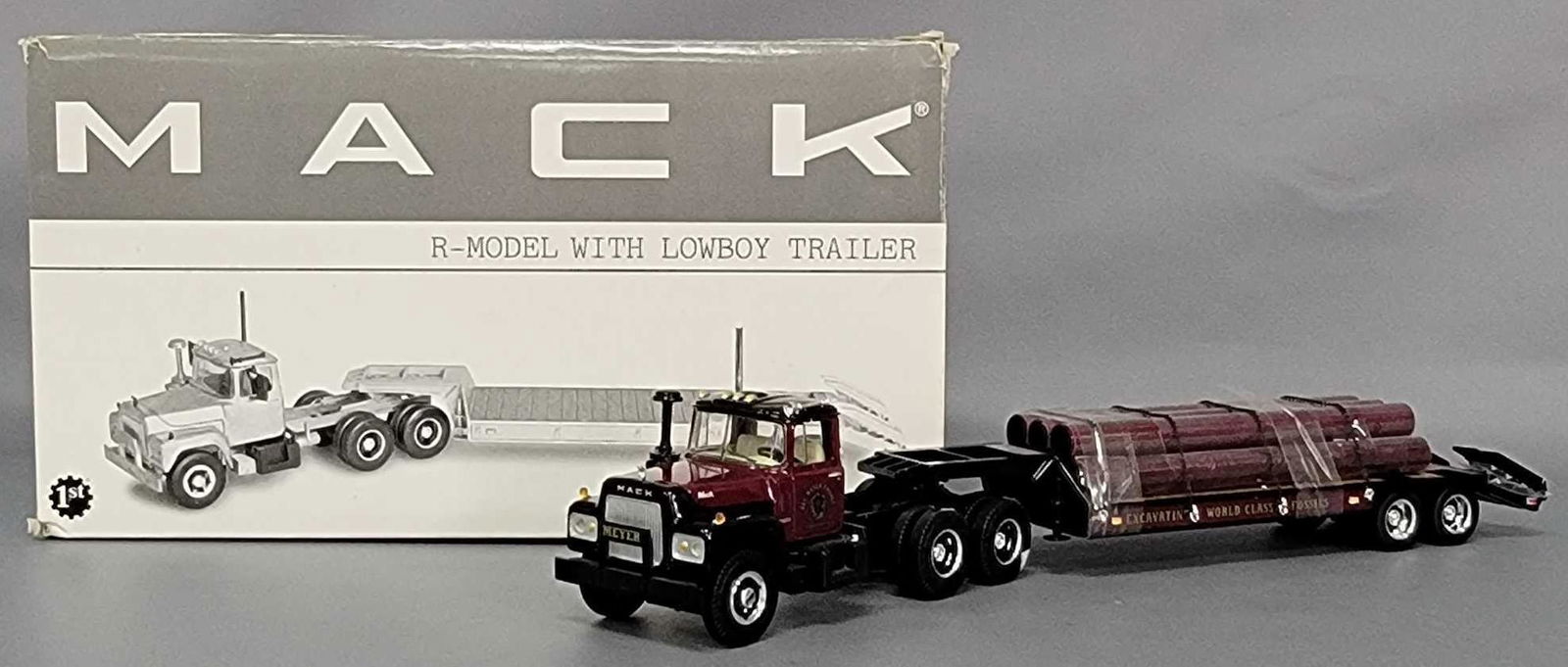 1st Gear No. 19-2626 Mack R-Model with Lowboy Trailer (1 of 9)