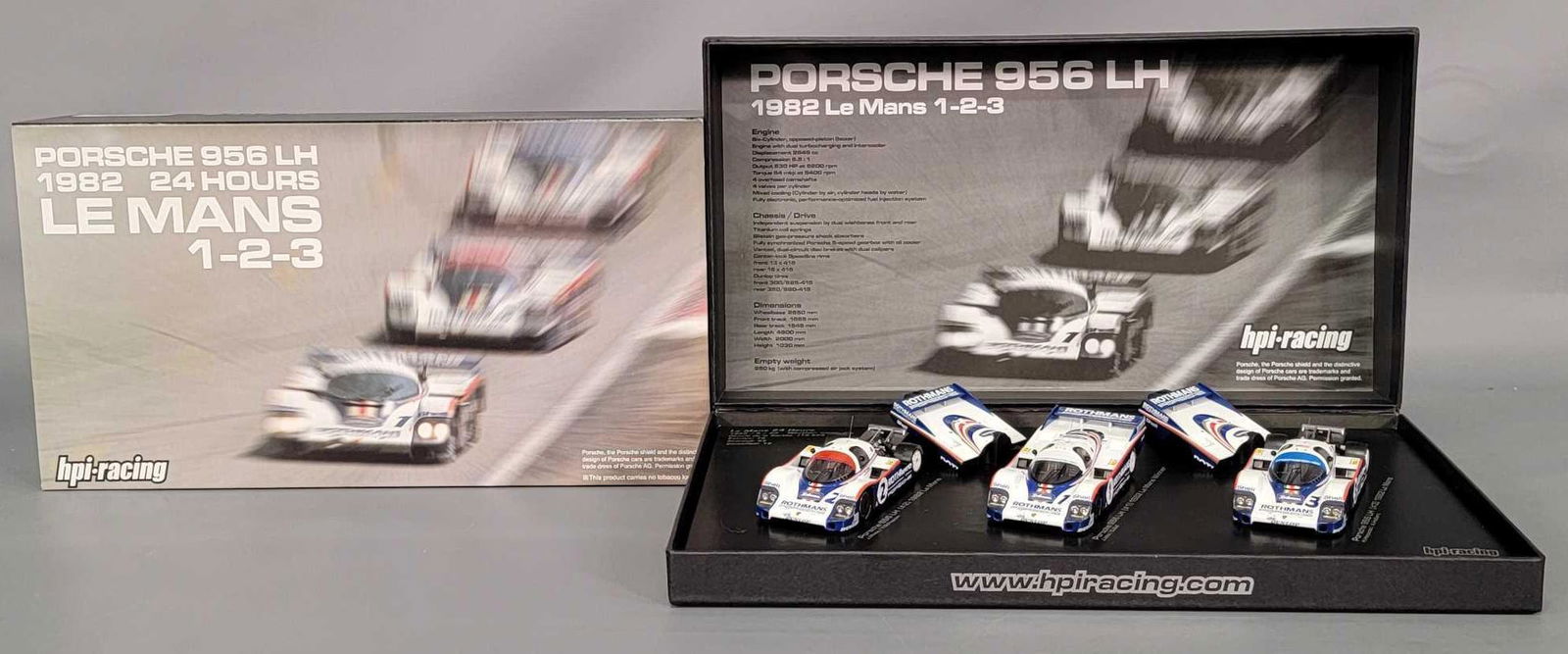 Hpi Racing 1:43 Scale Porsche 956 Lh 1982 Le Mans