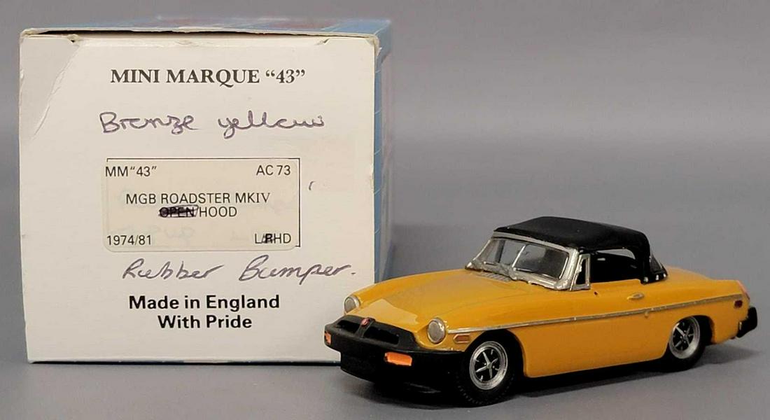 Mini Marque "43" 1974/81 MGB Roadster MKIV 1/43 scale (1 of 8)
