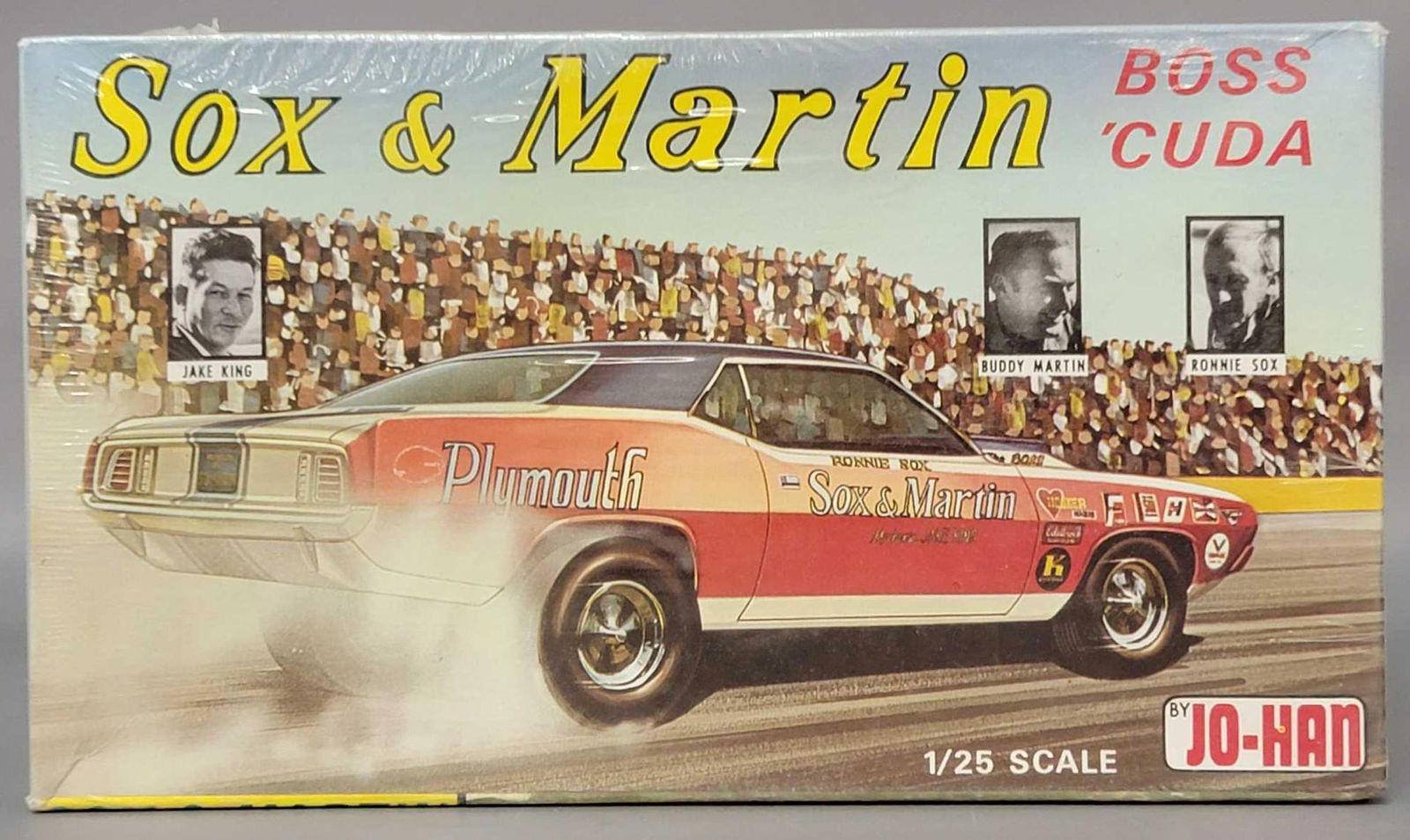 Factory sealed Jo-Han Sox & Martin Boss Cuda 1/25 scale (1 of 5)