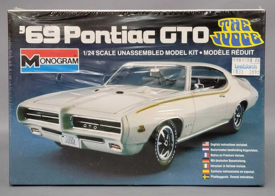 Factory sealed Monogram 1/24 scale '69 Pontiac GTO (1 of 5)