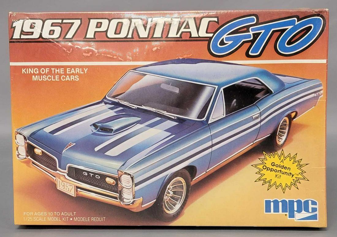 Factory sealed MPC 1967 Pontiac GTO 1/25 scale model (1 of 5)