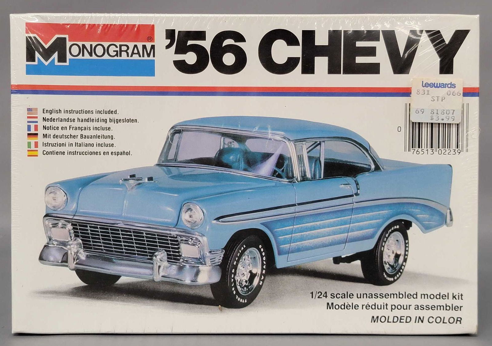 Factory sealed Monogram 1/24 scale '56 Chevy model kit (1 of 5)
