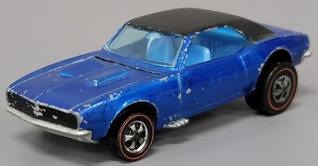 Hot Wheels Redline HK Blue Custom Camaro with light (1 of 8)