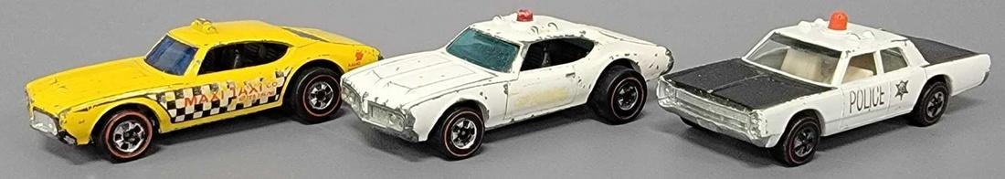 Group of three Hot Wheels Redline Police Cruisers & (1 of 8)
