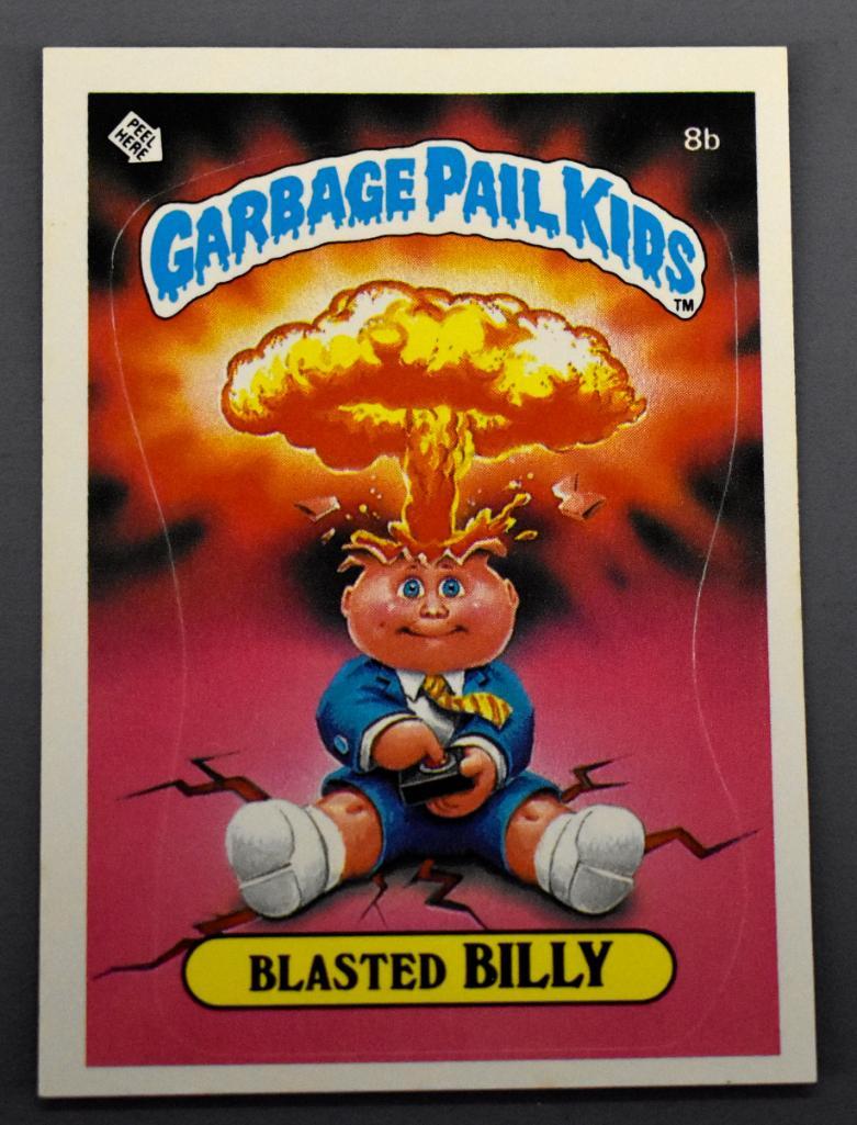 Topps Garbage Pail Kids Series 1 1985 8b Blasted Billy (1 of 2)