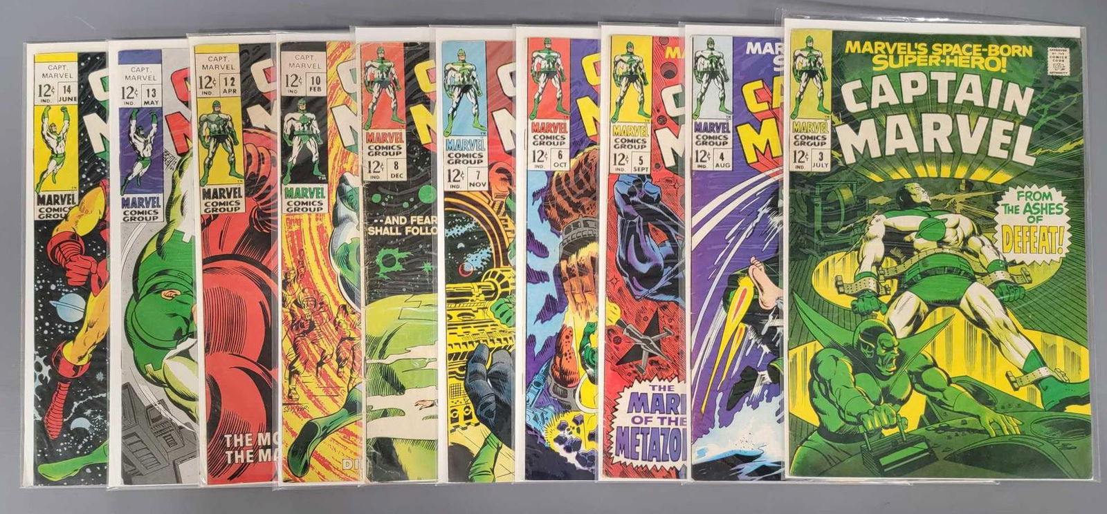 Marvel Comics Captain Marvel 3 4 5 6 7 8 10 12 13 14 (1 of 3)